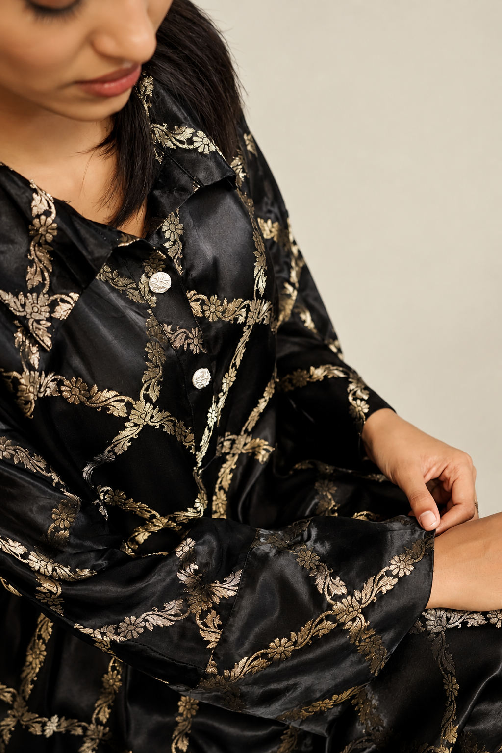 Modal silk top