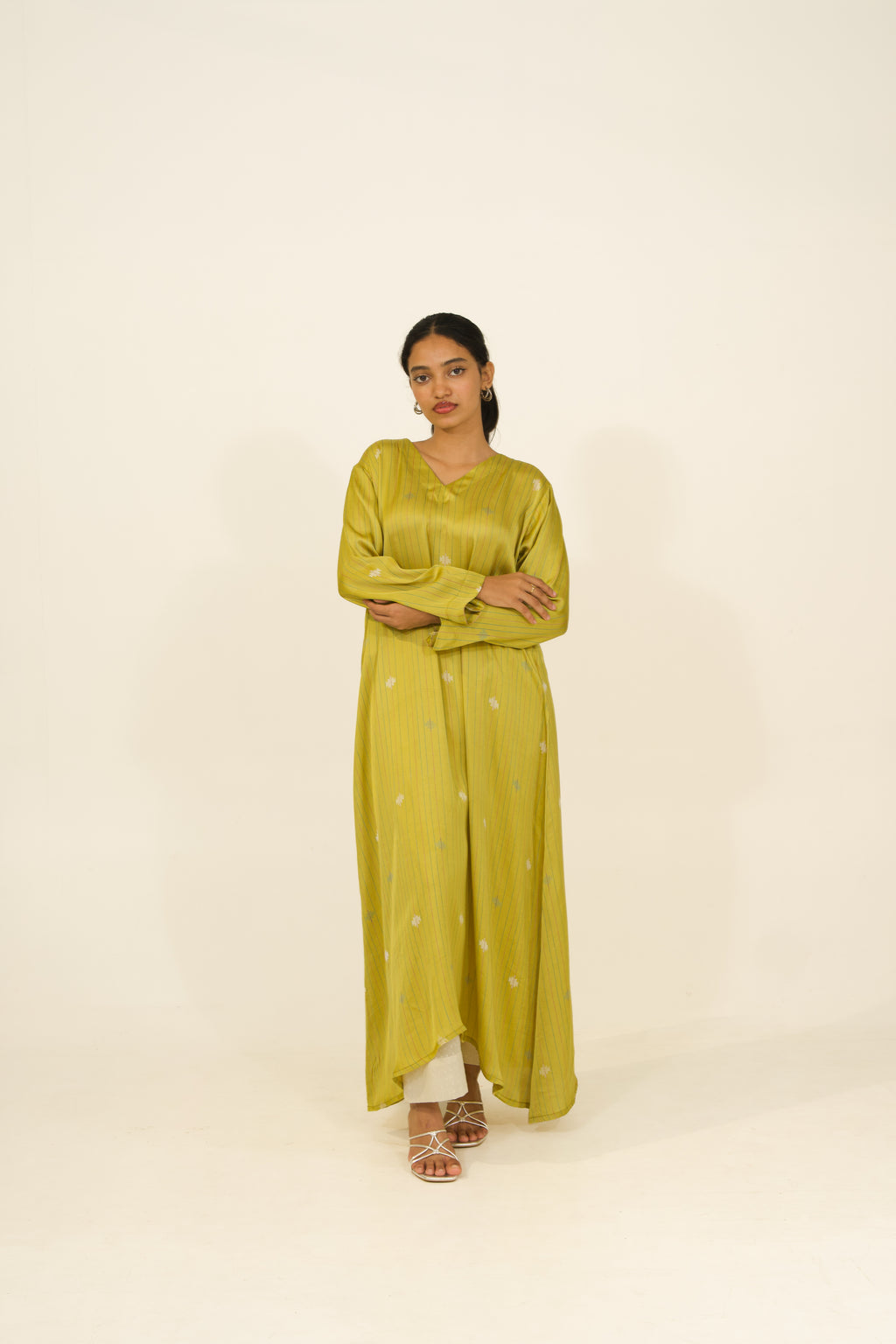 Lime Blossom Modal Flow Top