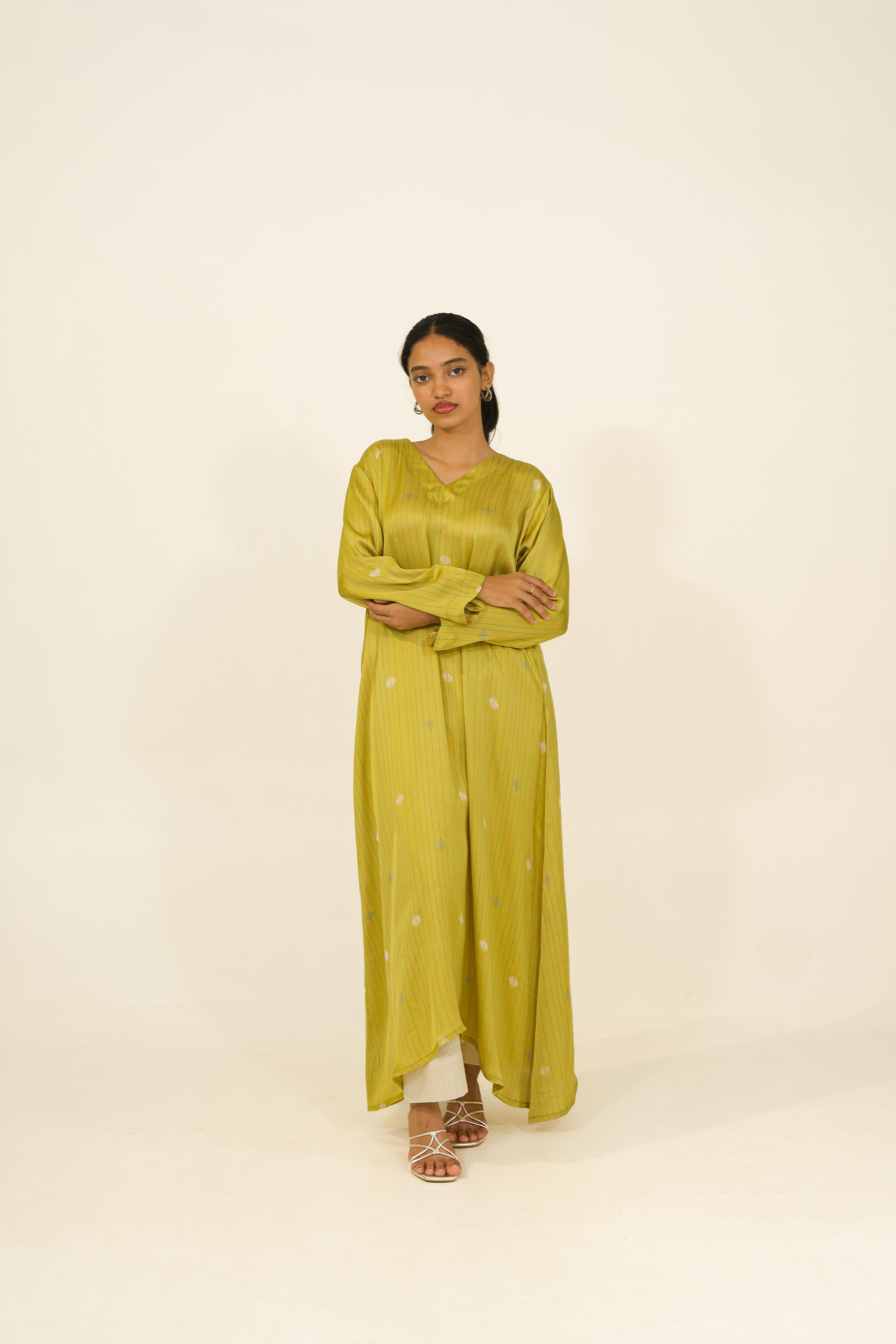 Lime Blossom Modal Flow Top